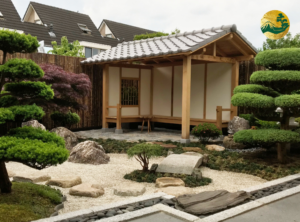 Thiết kế sân vườn kiểu Nhật